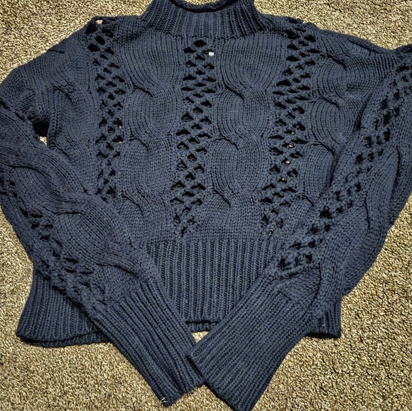 Express Sweaters - Express open Knit Sweater